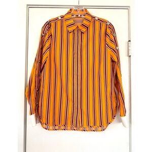 Maje Striped Multi-colored Button-down Shirt